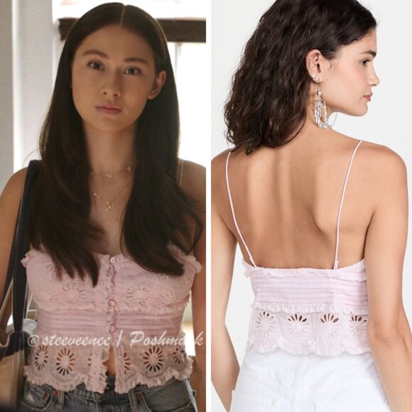 Isabel Marant Delphine Crop Top ASO Belly The Summer I Turned Pretty - Picture 2 of 14